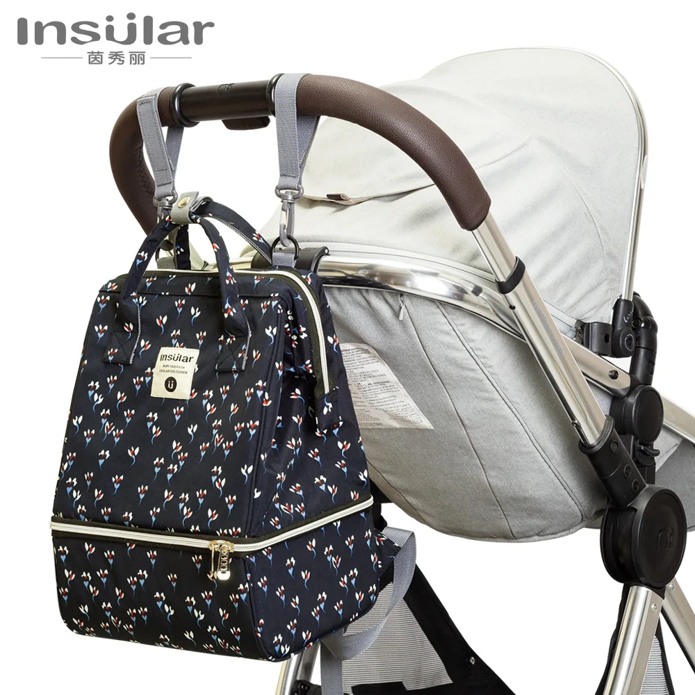 

One-shoulder large-capacity multifunctional waterproof maternal and infant backpack thermal insulation breast milk back