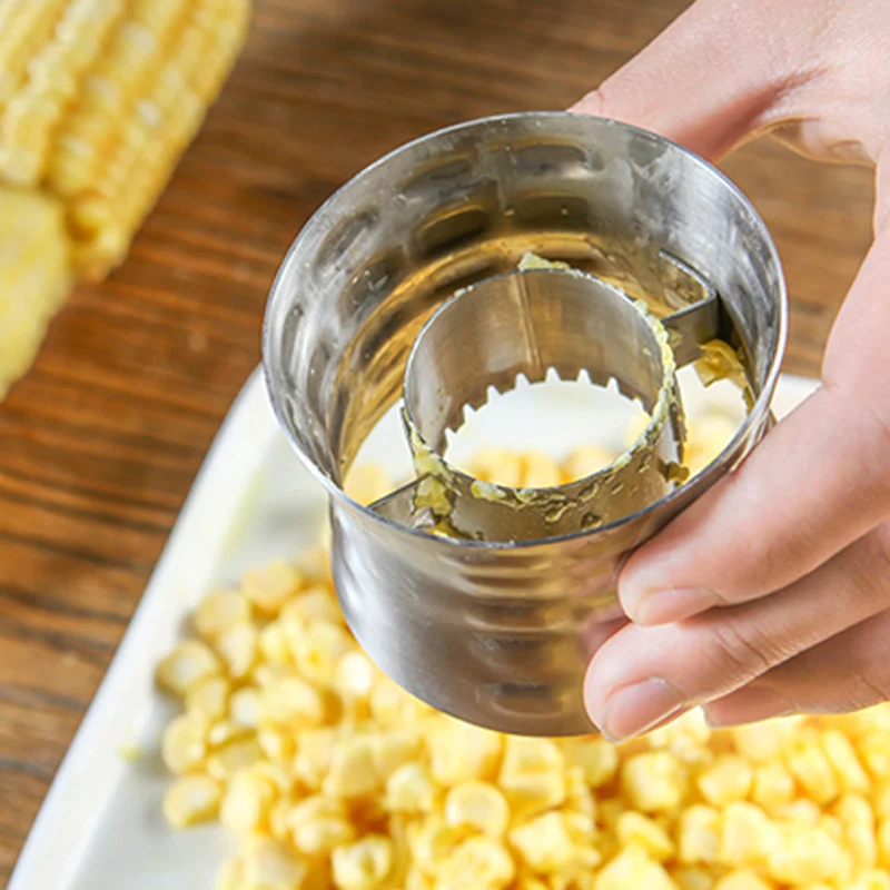 Кухонные гаджеты приспособление для зачистки кукурузы из нержавеющей стали