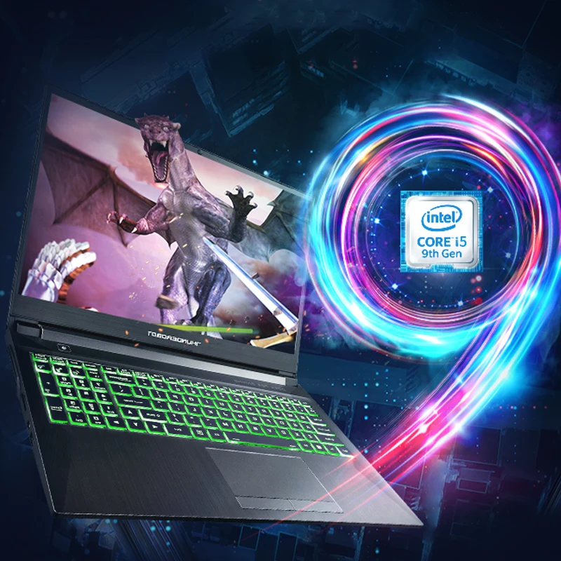 Игровой ноутбук THUNDEROBOT 911ME 15.6дюймов IPS/I7 9750H/GTX 1050/8ГБ/512G SSD/DOS/игровой