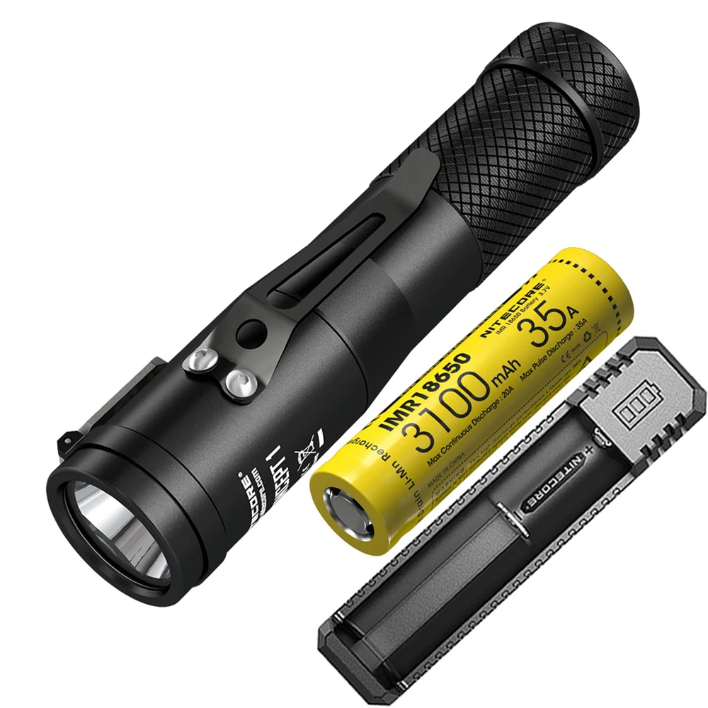 NITECORE C1 Concept 1 Новый тактический светильник для вспышки CREE XHP35 HD E2 светодиодный Макс