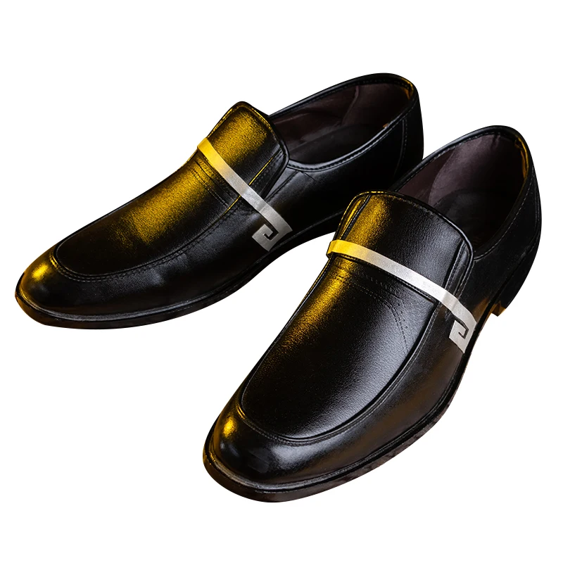 

Game Genshin Impact Zhongli Cosplay Shoes Man Christmas Cosplay Zhong Li Daily Leather Shoes