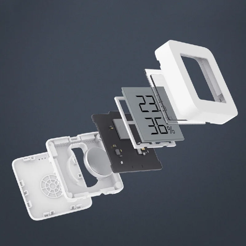 Оригинальный Bluetooth датчик температуры и влажности Xiaomi Mijia 2 умных ЖК-экрана