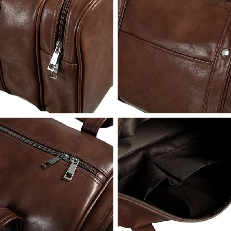 PU Leather Gym Sack Bag Men Women Gymtas Sports Handbags For Fitness Training Shoulder Bag Shoes Traveling Luggage Bagpack 2020