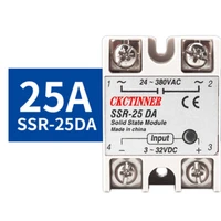 dc ssr 40da25da10da ac 3 32vdc input 24 380vac single phase solid state relay