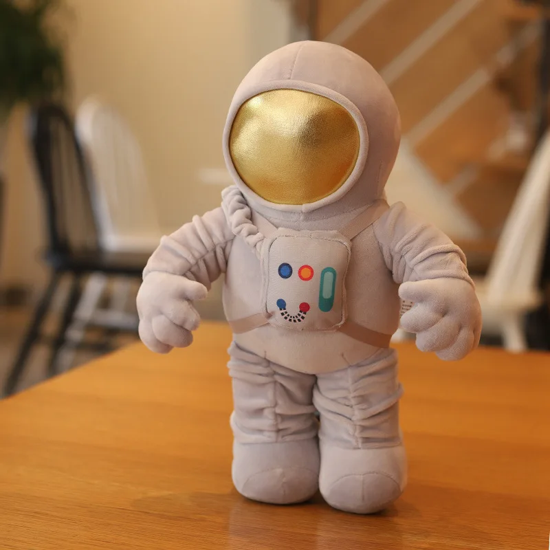 

2021 Creativity Kawaii Astronaut Emulation Figure Doll PP Cotton Filling Plush Toy Cute Spacecraft Ornaments Decorate Kids Gifts
