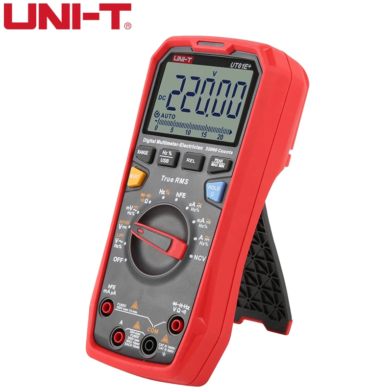 UNI-T Цифровой мультиметр UT61B UT61D UT61E Plus высокая точность 6000 отсчетов USB соединение