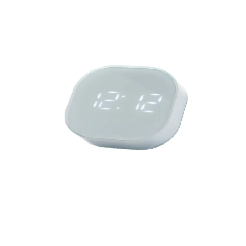 

Home Accessories for Bedroom Creative Cute Mini Metal Alarm Clock Led Luminous Night Light Gift for Boyfriend Sveglia Bambini C