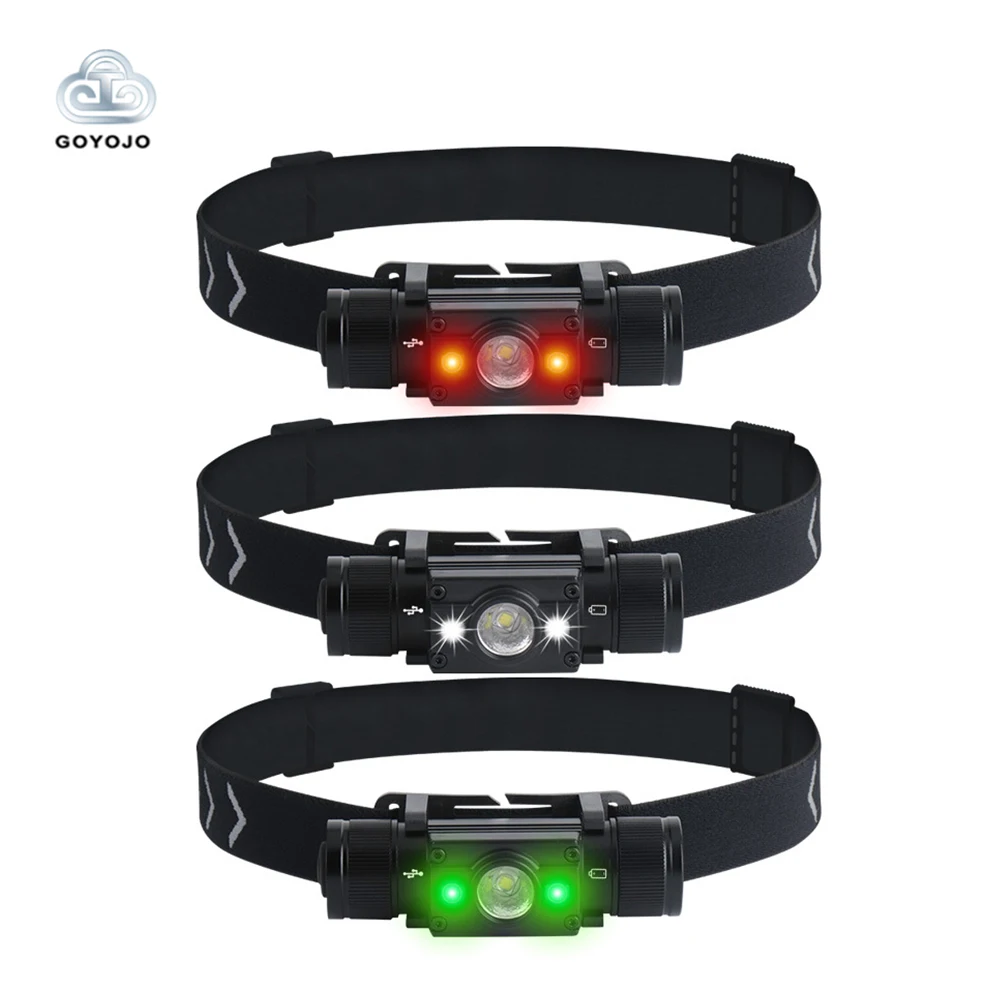 

Headlamp With IPX6 Water Resistant High-Powered Bright LED Multiple Light Modes Best Headlight For Camping, Running Outdoors