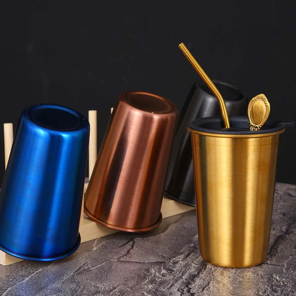 1 комплект из нержавеющей стали пивная кружка бар холодный напиток кофейная