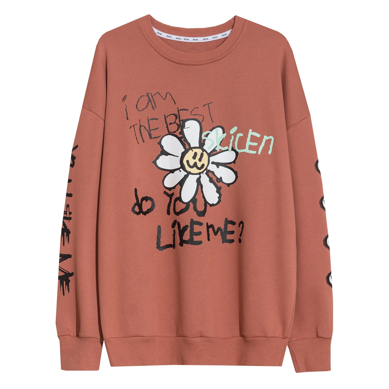 Мужская толстовка в стиле Харадзюку с капюшоном уличная одежда свитшот смешной