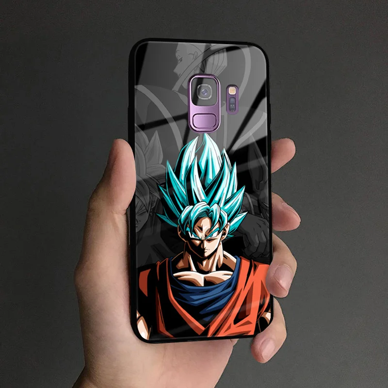 Dragon Ball Super DBS Goku аниме мягкий силиконовый стеклянный чехол для телефона, чехол для samsung Galaxy S8 S9 S10e S10 Note 8 9 10 Plus - Цвет: DBSUPER 6