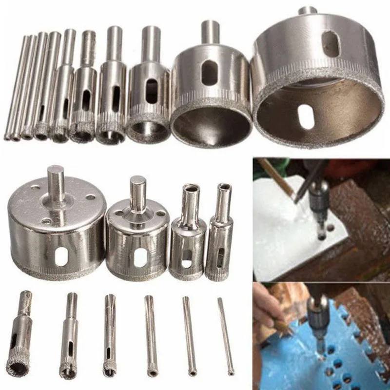 Набор сверл с алмазным покрытием для плитки мрамора стекла и керамики 1 шт. сверла