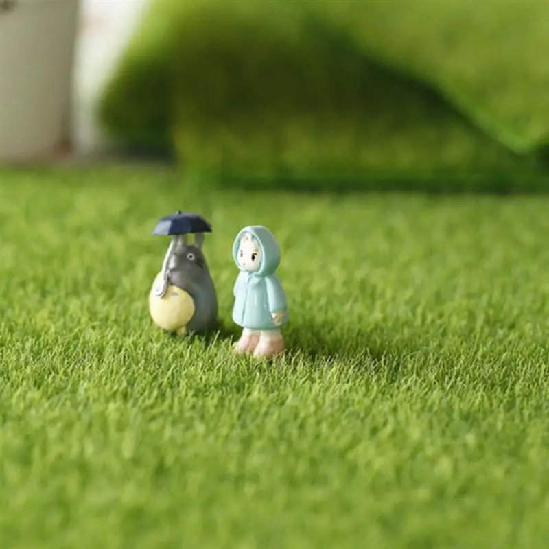 Реалистичная искусственная трава 30x30 см для украшения сада микроландшафта мини