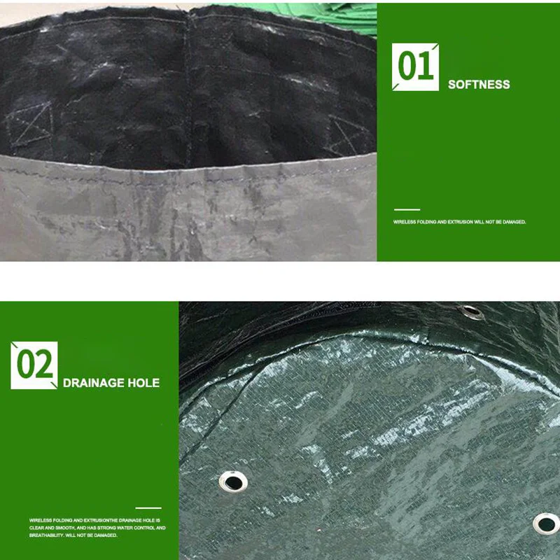 Мешки для растений из полиэтиленовой ткани мешки выращивания картофеля посадки