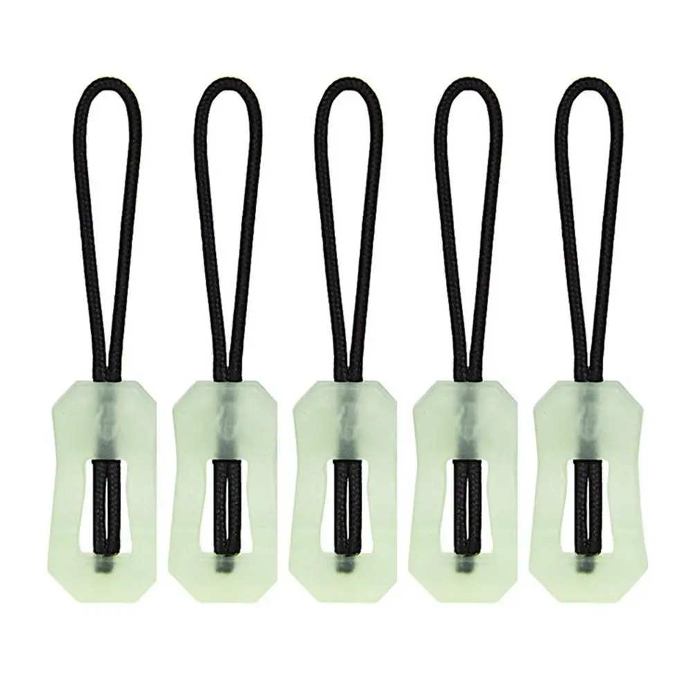 

Glow In The Dark Zipper Pulls Reflective Zipper Pull 5 PCS / Pack Zipper Pulls Replacement For Metal Zipper Pulls
