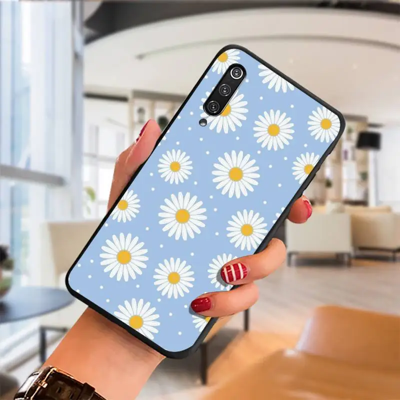 

Daisy Sunflower Floral Phone Case For Samsung Galaxy J7 J8 J4 J5 J2 J6 note 5 8 7 9 10 prime lite Cover Fundas Coque