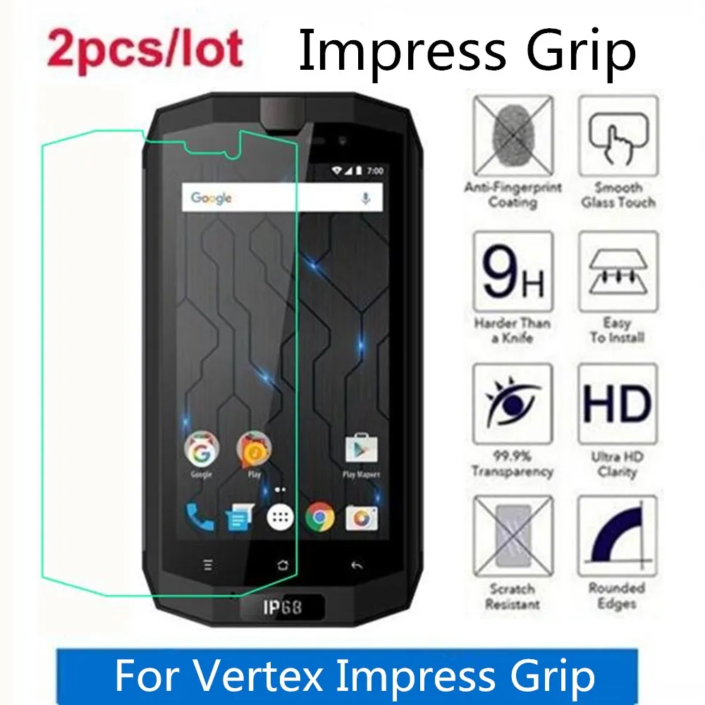 Закаленное стекло для Vertex Impress Grip 2.5D Premium Защитная пленка экрана на защитная