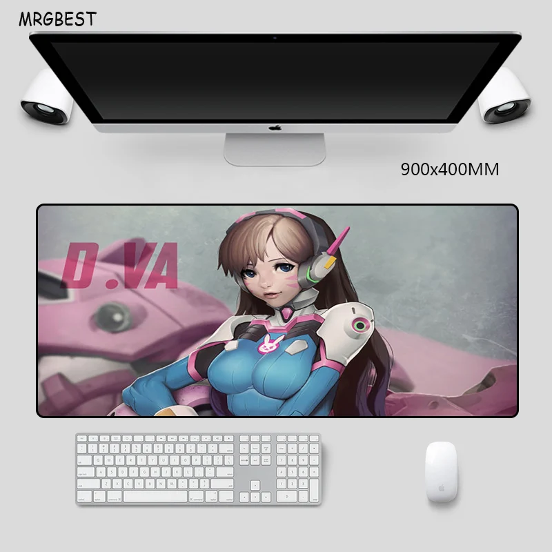 MRGBES удлиненный большой коврик для мышки с аниме девочек коврики фотографий