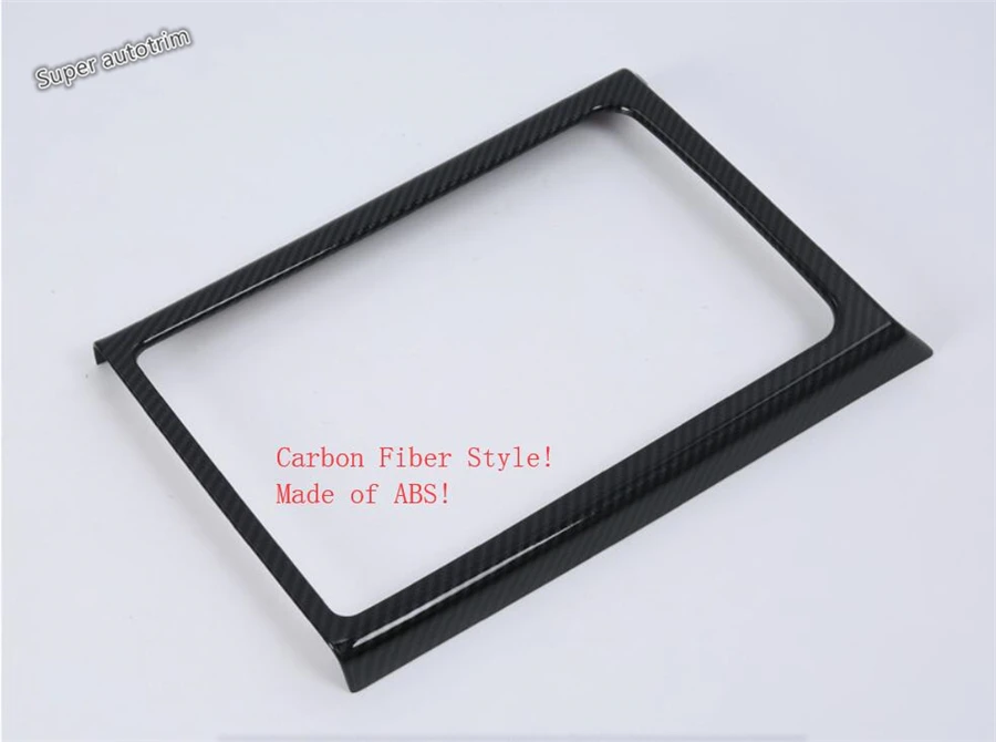 Lapetus подлокотник коробка передняя рамка держателя стакана воды авто аксессуары накладка матовая углеродное волокно для Audi Q5 ABS