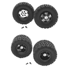 Комплект металлических шин для обода колеса для WPL B14 B24 B16 B36 6WD C24 C34 C44 4WD 116 C  F, 2 комплекта