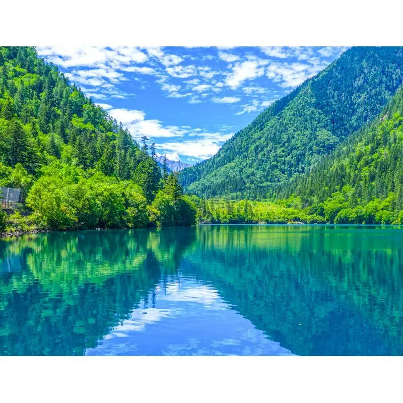 

Spring Lake Diy Scenery Oil Painting By Numbers Picture Coloring By Numbers Landscape Canvas With Frame 40x50cm Home Decor Gift
