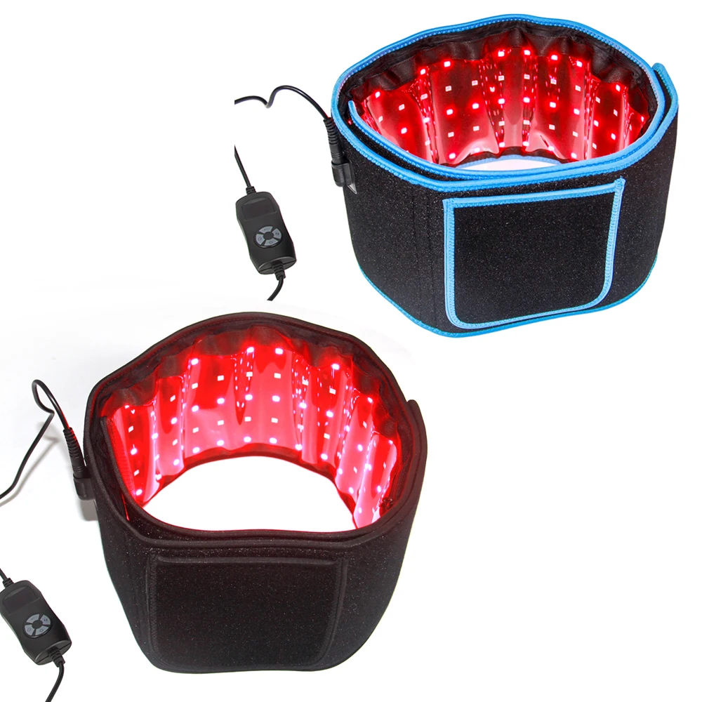 Wrap Led Infrared Waist Back Pain Weight Loss Joints Relief 660nm 850nm Pad Flexible Pad Red Light Therapy Belt