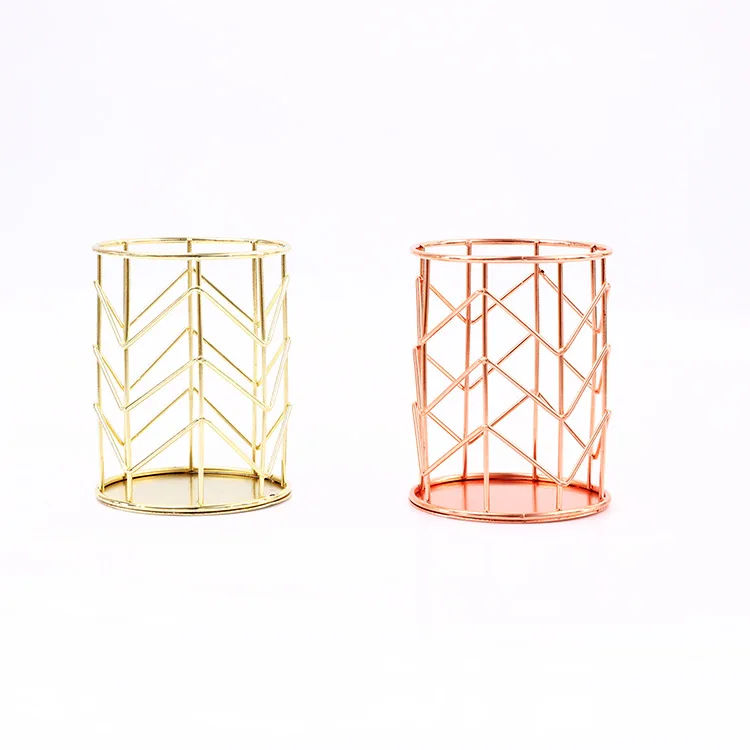 Золотой держатель для ручек Северная Европа INS розовое золото офисные