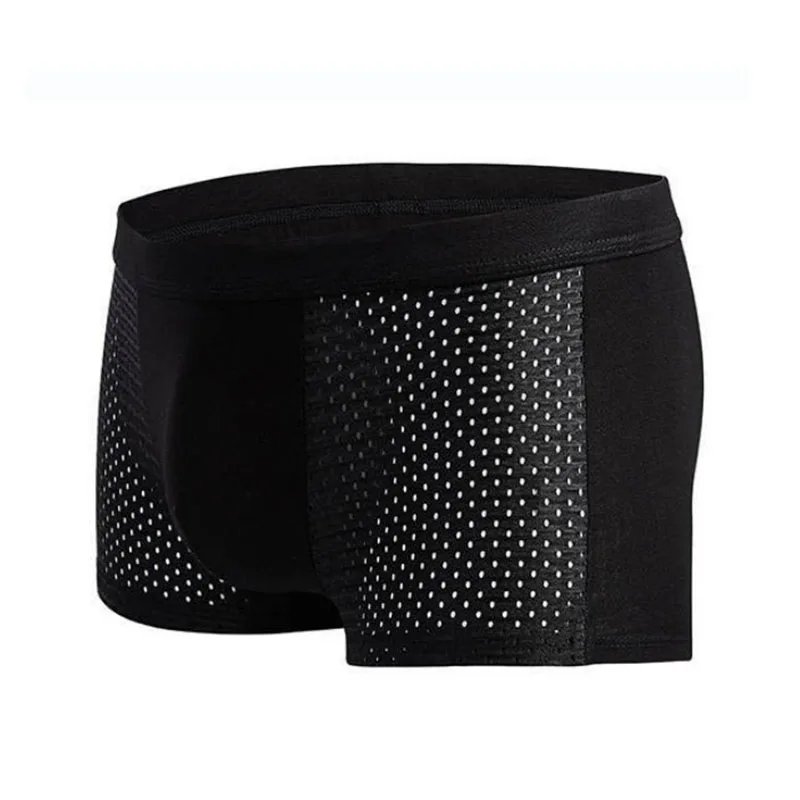 

4pcs/lot Summer Men's Underwear Boxer Ice Mesh Breathable Boxer Ventilate Shorts New