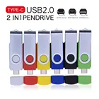 USB-флеш-накопитель 2 в 1, usb 2,0, 643216128 ГБ