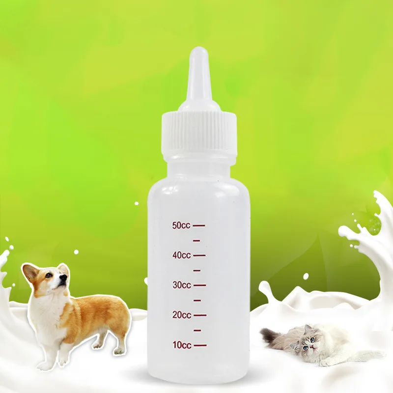 

Puppy Feeding Bottle Cat Baby Nursing Bottle Pet Milk Feeder Kitten with Cleaning Brush Small Dog Water Feeders for Dog