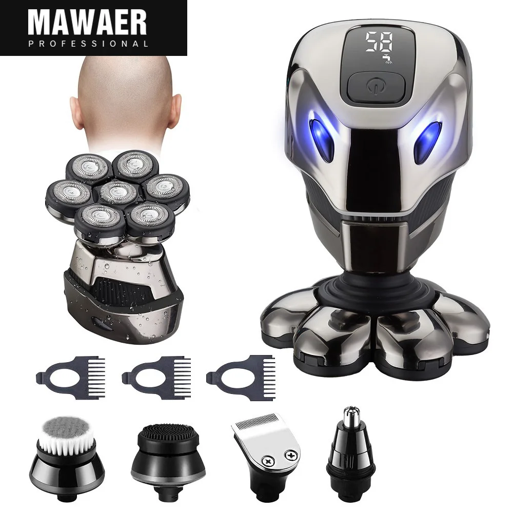 Бритвенный станок MAWAER бритвенный для мужчин влажная и сохнущая головка 7D