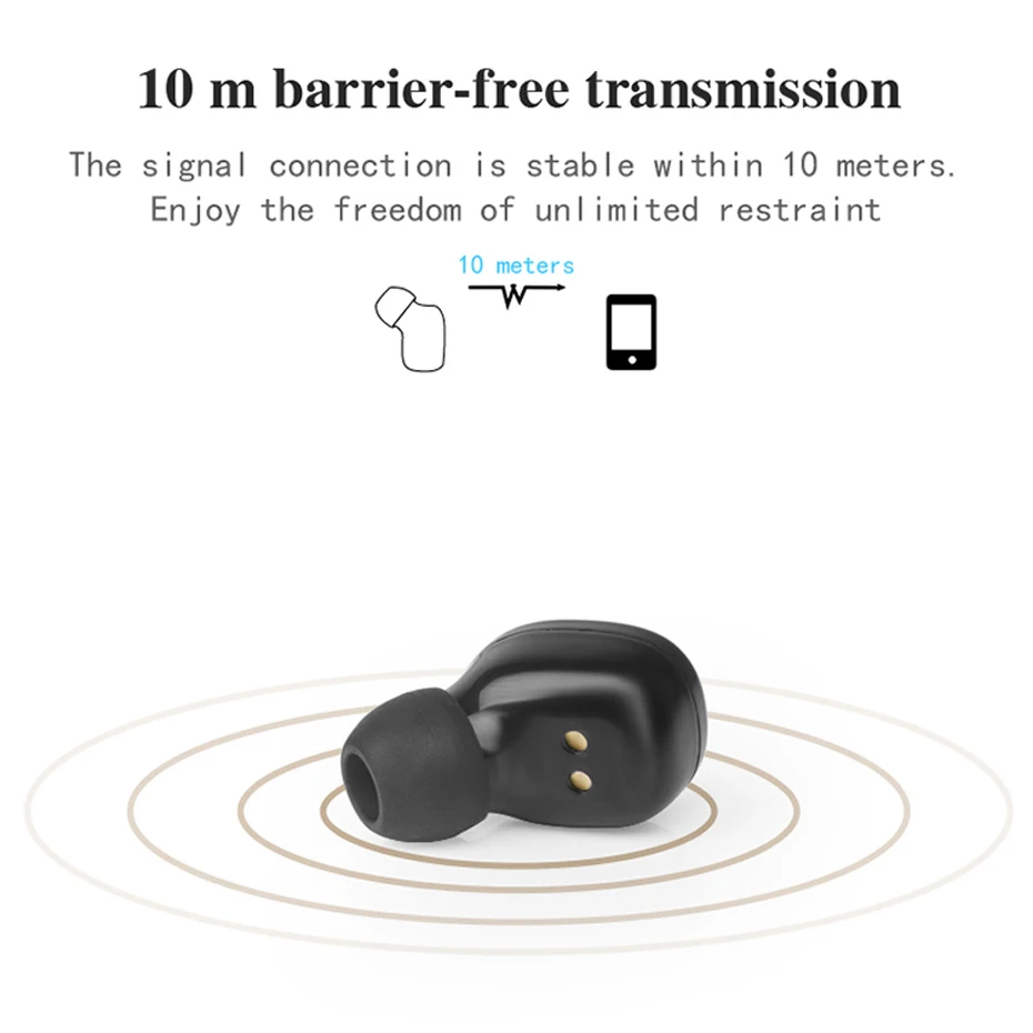 UTRAI беспроводной searphones Bluetooth 5 0 гарнитура TWS наушники стерео громкой связи с