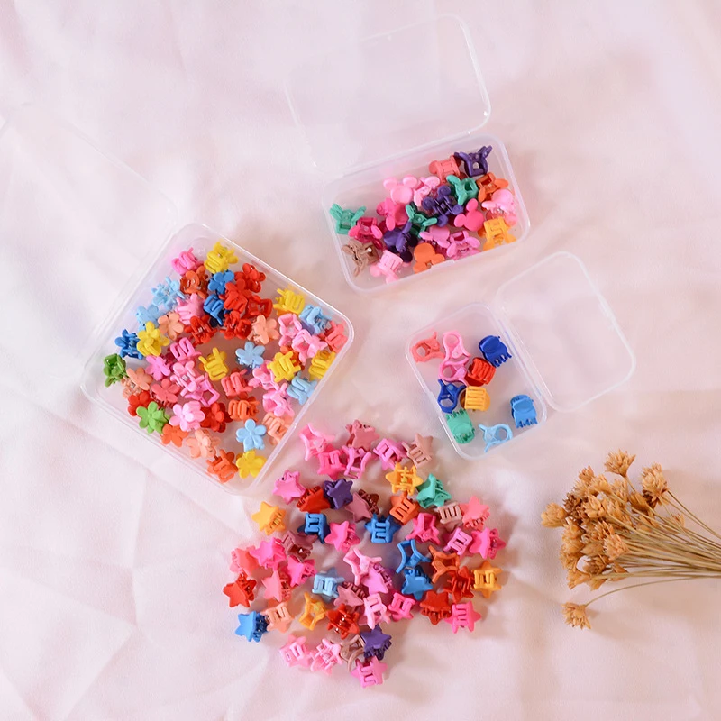 10 50 шт./кор. Новый Карамельный цвет цветка зажим для волос заколка со стразами с