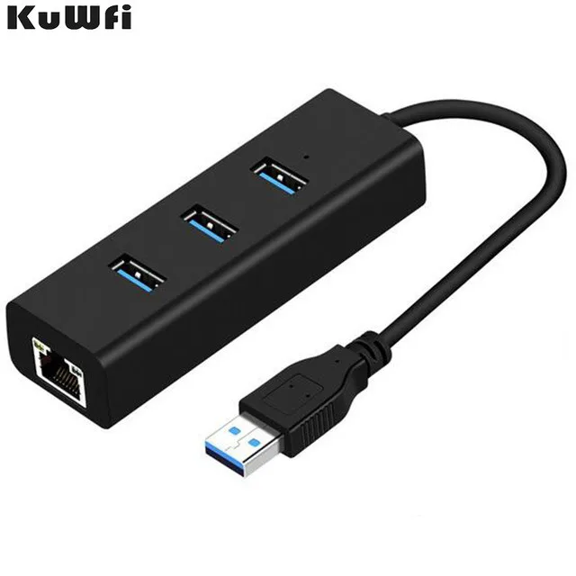 USB гигабитный Ethernet адаптер 3 порта 0 концентратор к Rj45 Lan сетевая карта для Macbook Mac