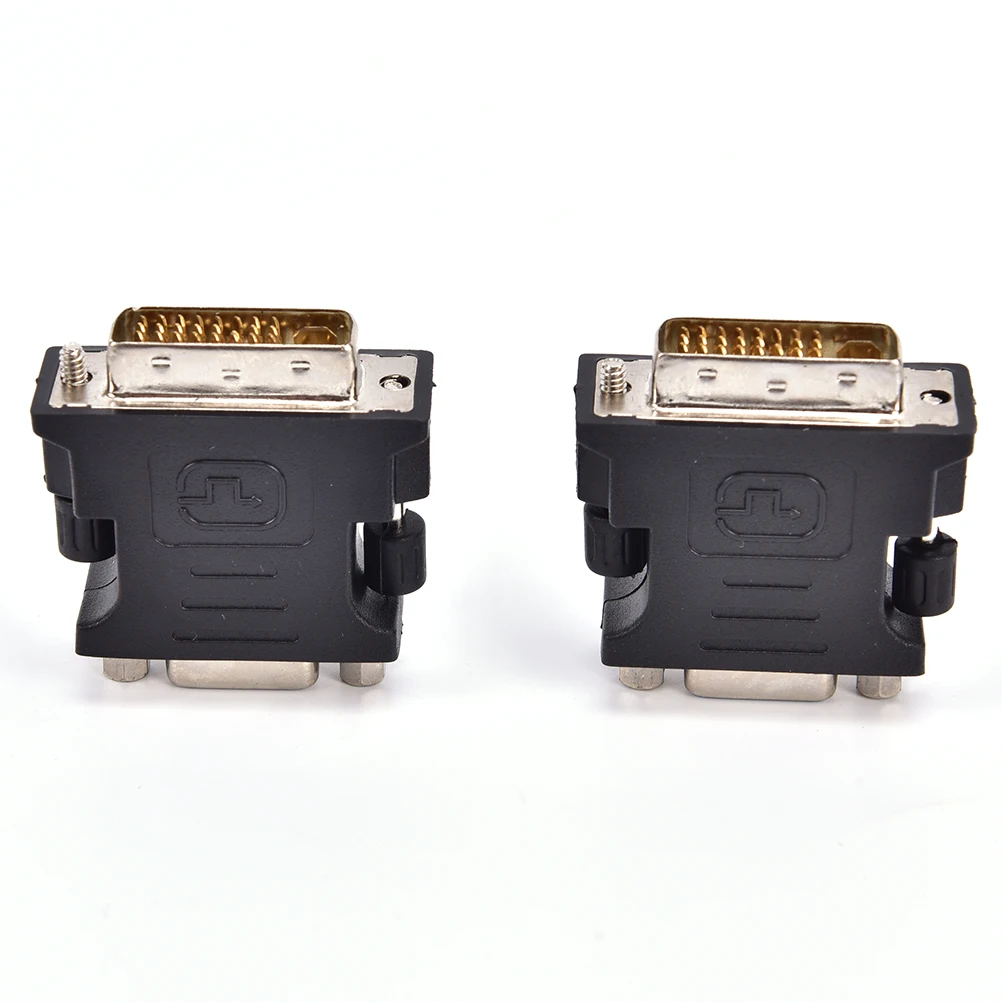 DVI I 24 + 5 Мужской HD VGA 15 Pin женский видеокарта монитор HDMI конвертер адаптер