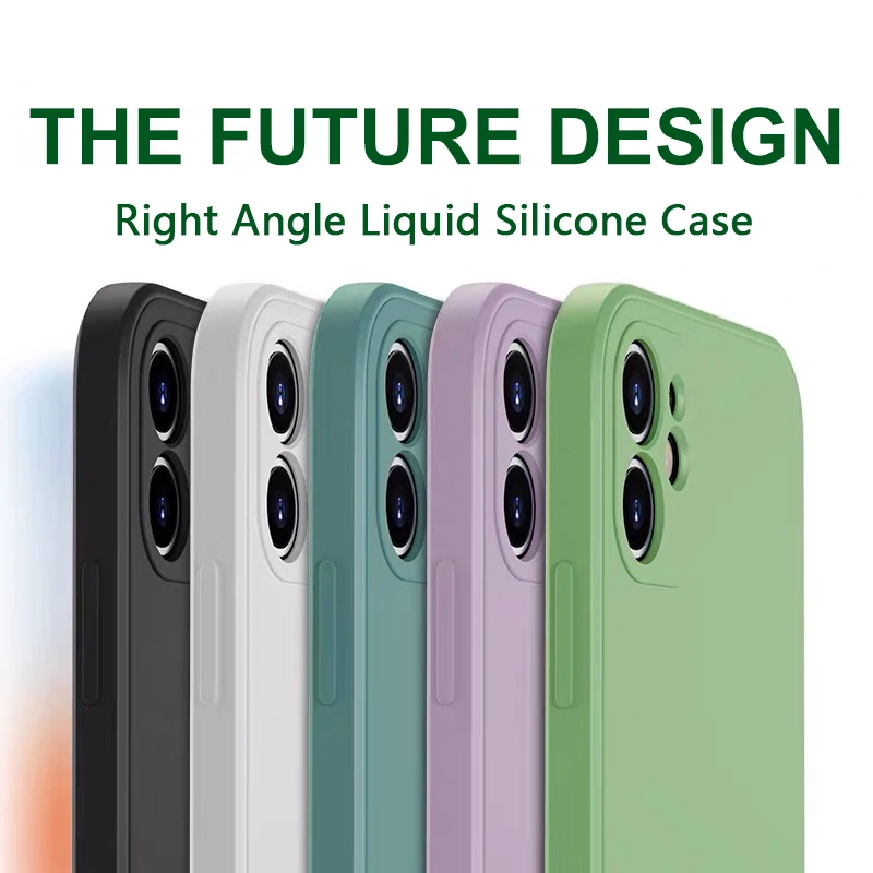 

Original Phone Case For Realme 2 5 5S 5i 6 6i 6Pro 7 7i 8Pro C2 C3i C11 C12 C15 C17 C20 V5 U1 5G Liquid Silicone Soft TPU Cover