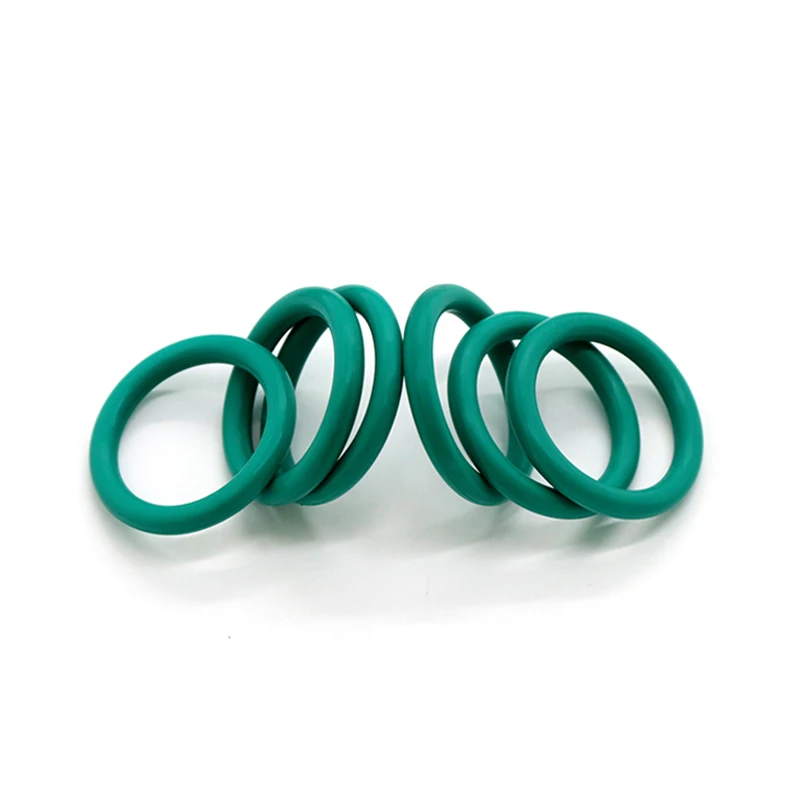 

100pcs CS 1 1.5 2 2.4mm Fluorine Rubber(FKM) O Ring OD 4-30mm Green Seal Washer Heat resistance 280°