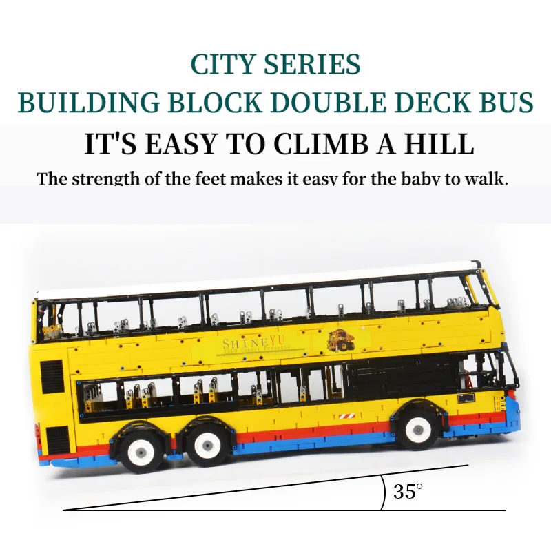 

4314PCS High-tech Building Blocks The TransBus Enviro 500 Mark I Car Toys Kids Remote Control Bricks Toys Christmas Gifts