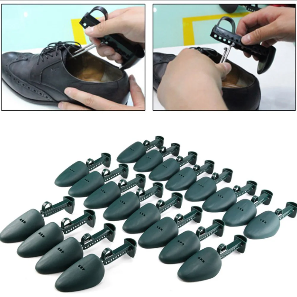 New Adjustable Shoe Stretcher Men Women Boots Plastic Shoe tree solid color Durable Shaped Fixed Shoe Tree Shoes support
