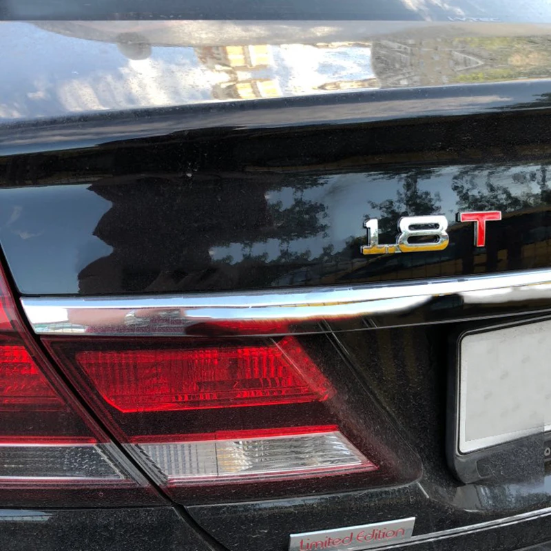 Автомобильный 3D металлический перемещения 1 6 T 8 2 0 Стикеры для BMW E34 F10 F20 E92 E38 E91 E53 E70