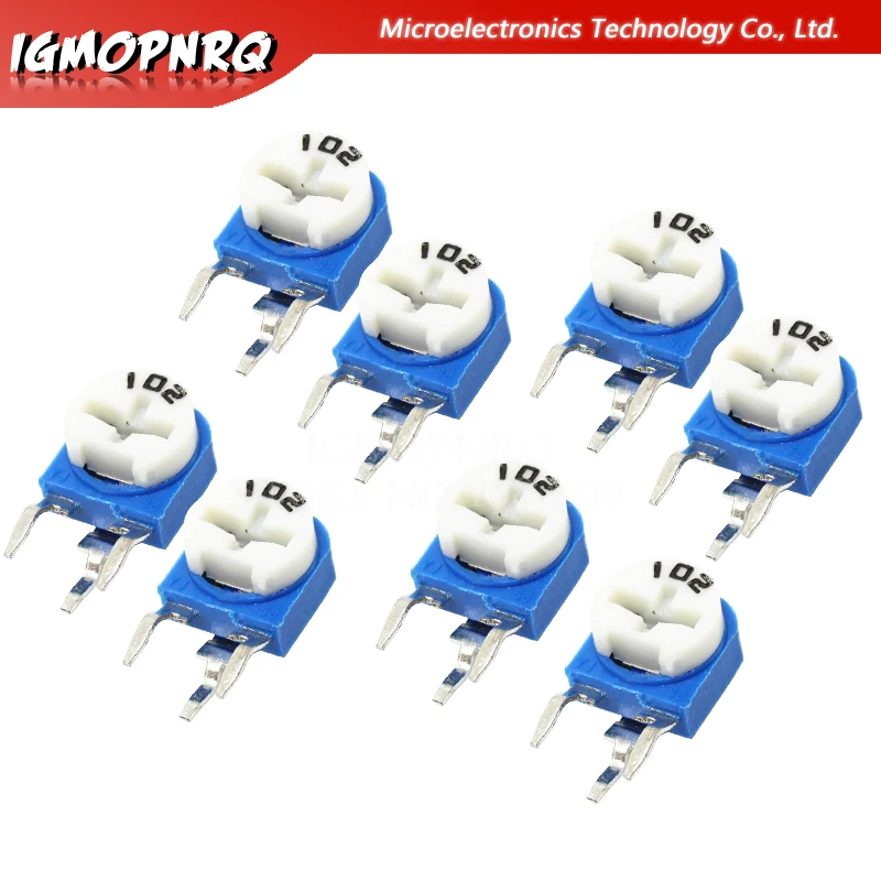 Резистор RM063 500 RM-063 100 200 1K 2K 5K 10K 20K 50K 500K 100K 200K 1M Ом триммер потенциометр переменный