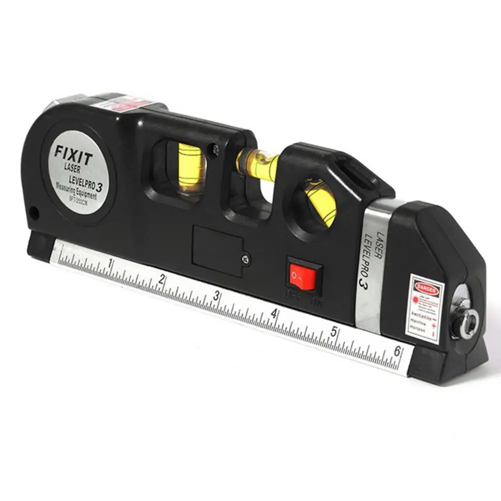 Новинка 1 шт. лазерный уровень Вертикальная измерительная лента Регулируемая