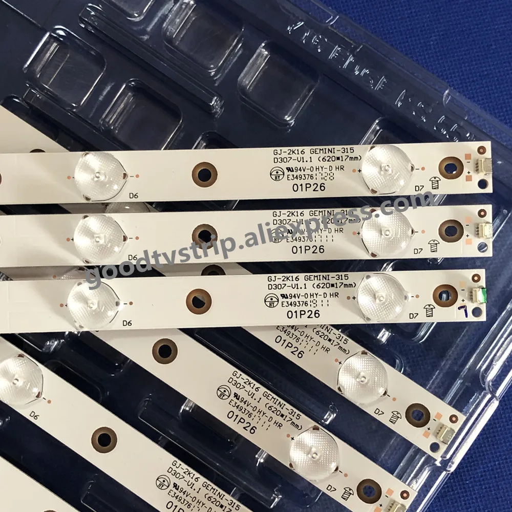 Новинка! 60 шт. 7 светодиодный 615 мм полосы для LBM320P0701-FC-2 32PFK4309-TPV-TPT315B5 32PFK4309 32PHS5301 TPT315B5