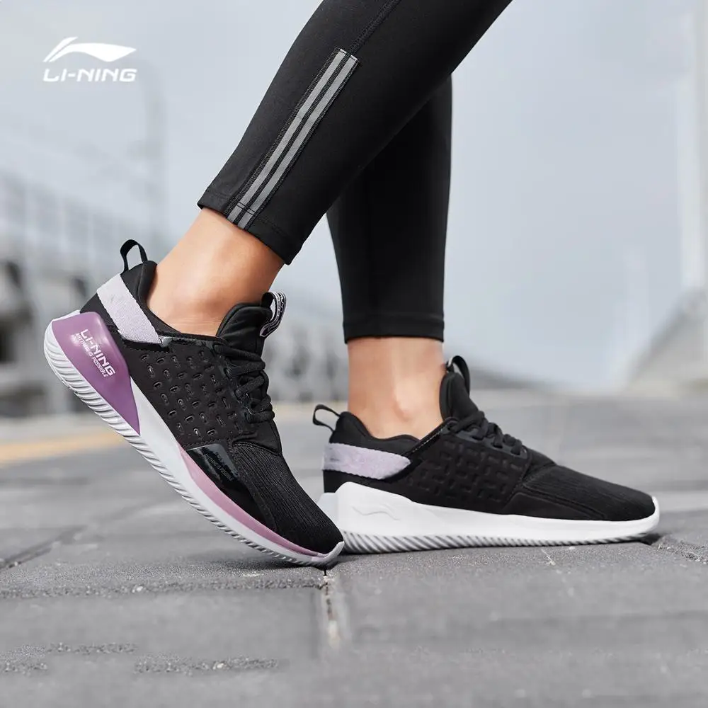 Li-Ning, женская обувь для бега с цветными зонами, дышащая, ноская, светильник, спортивная обувь, кроссовки ARHN096 SOND18