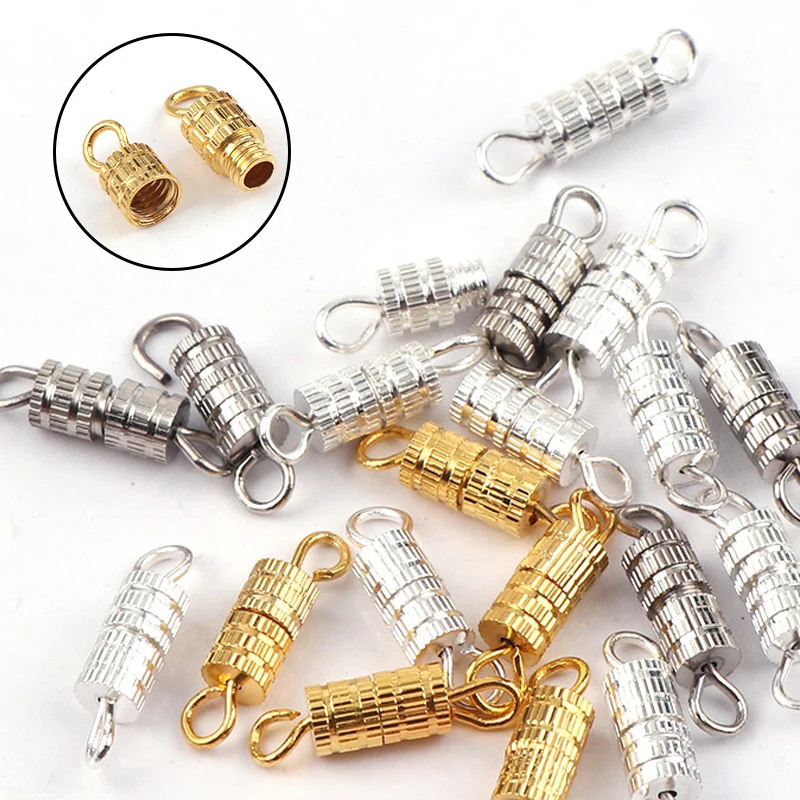 20 шт. винтовые застежки для браслетов разъемы самодельных ювелирных изделий