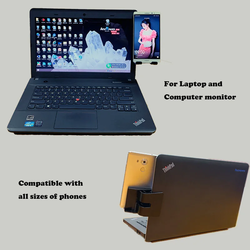 Монитор с зажимом для смартфона Регулируемая подставка телефона держатель
