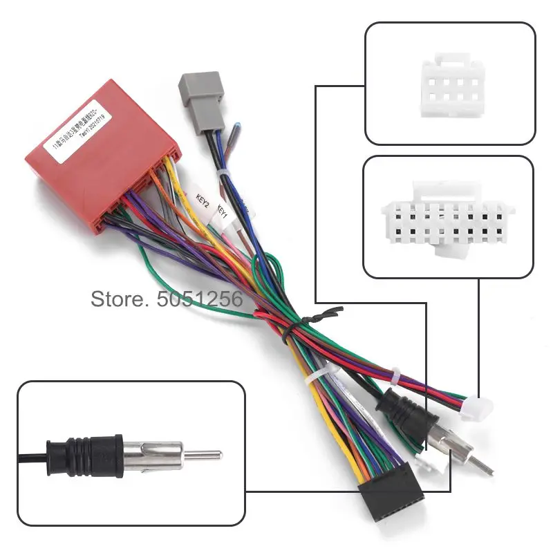 16-контактный автомобильный радиокабель стерео адаптер с проводом Canbus Box для Mazda 3 5