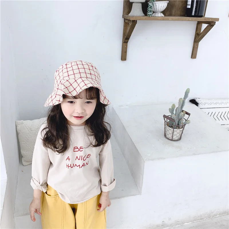 Весенне осенние свободные футболки из чистого хлопка для мальчиков и девочек