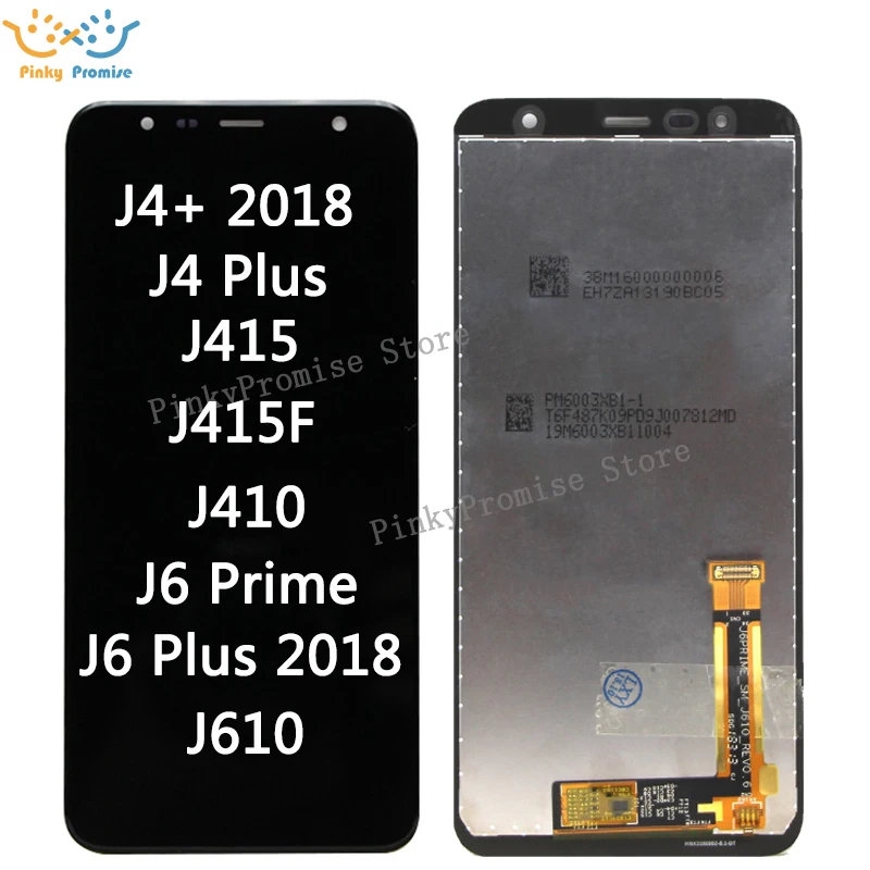 Оригинальный ЖК дисплей для Samsung Galaxy J4 + 2018 Plus J415 J415F J410 J6 Prime J610 сенсорный экран