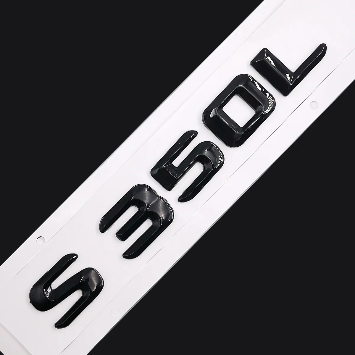 Оригинальный размер 1:1 эмблема заднего хвоста автомобиля с номером буквы стикер